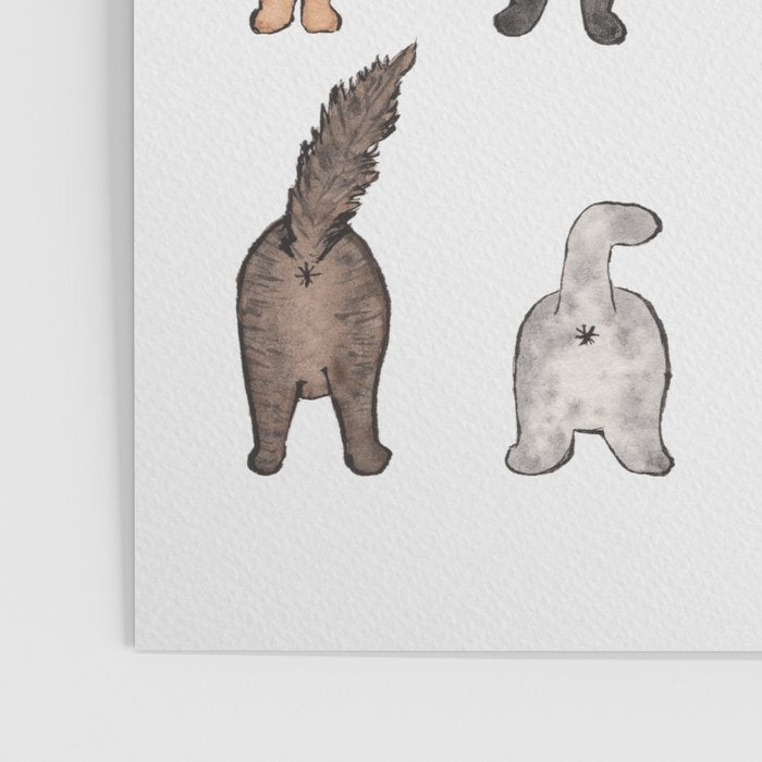 Cat butts Poster Gallery Image 3