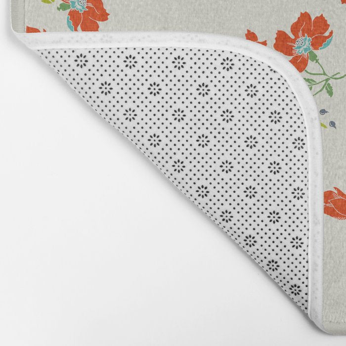 VINTAGE FLORAL Bath Mat Gallery Image 2