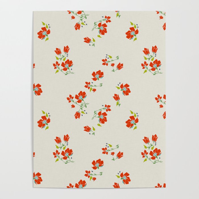 VINTAGE FLORAL Poster Gallery Image 4