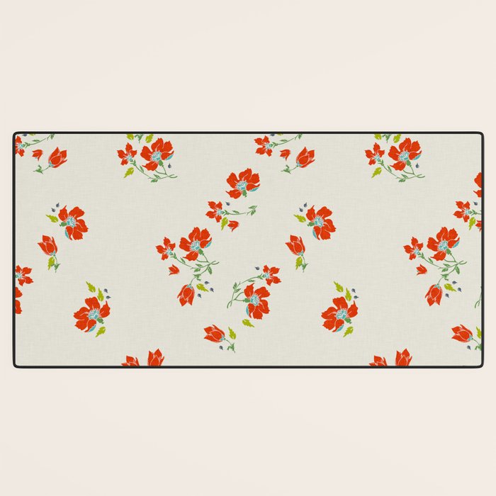 VINTAGE FLORAL Desk Mat Gallery Image 3