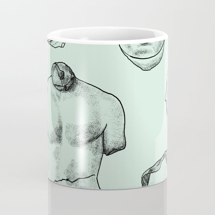 Fragments in Mint Coffee Mug Gallery Image 4