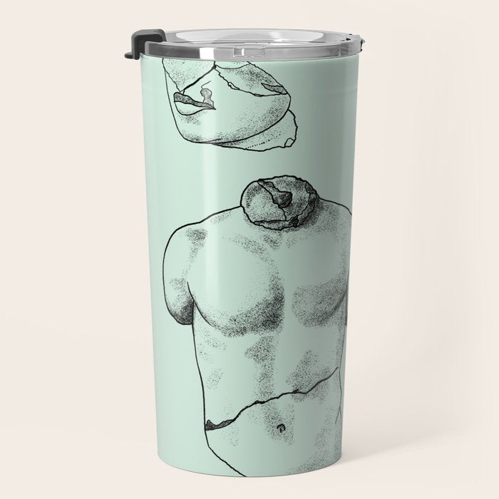 Fragments in Mint Travel Mug Gallery Image 3