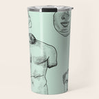 Fragments in Mint Travel Mug Gallery Image 1