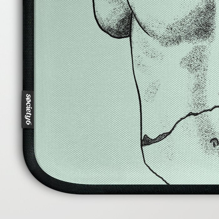 Fragments in Mint Laptop Sleeve Gallery Image 3