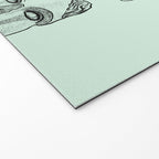 Fragments in Mint Welcome Mat Gallery Image 2