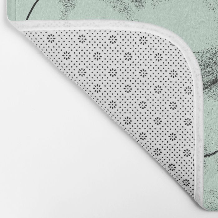 Fragments in Mint Bath Mat Gallery Image 2