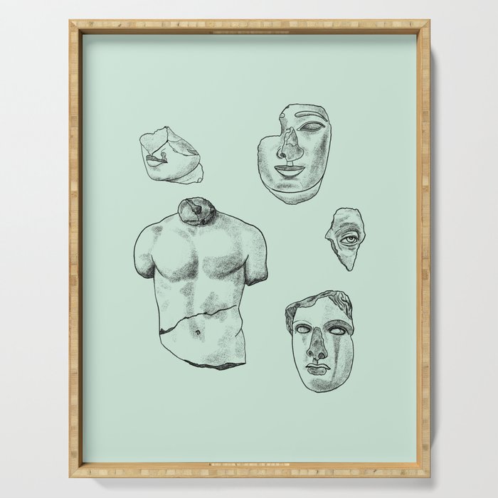 Fragments in Mint Serving Tray Gallery Image 1