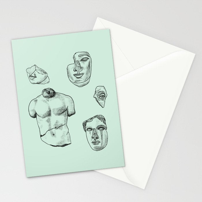 Fragments in Mint Stationery Card Gallery Image 2