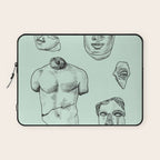 Fragments in Mint Laptop Sleeve Gallery Image 1