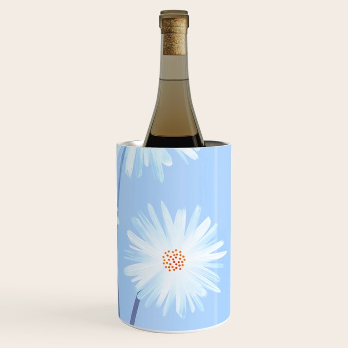 Winter Floral Still Life in Ice Blue Wine Chiller Gallery Image 3