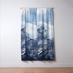 Snowy Mountain Peaks Window Curtain Gallery Image 3