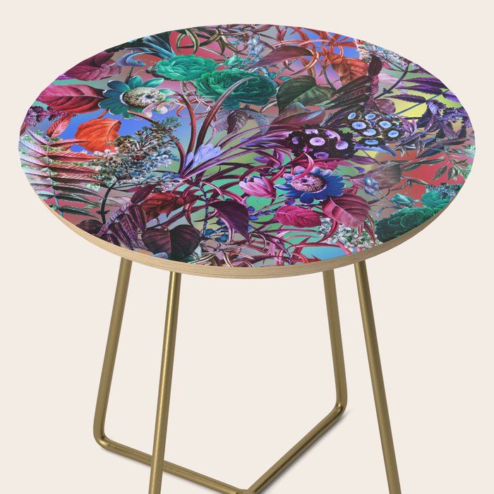 Multicolor Floral Pattern Side Table Gallery Image 2