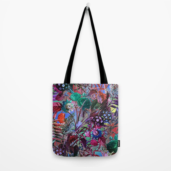 Multicolor Floral Pattern Tote Bag Gallery Image 2