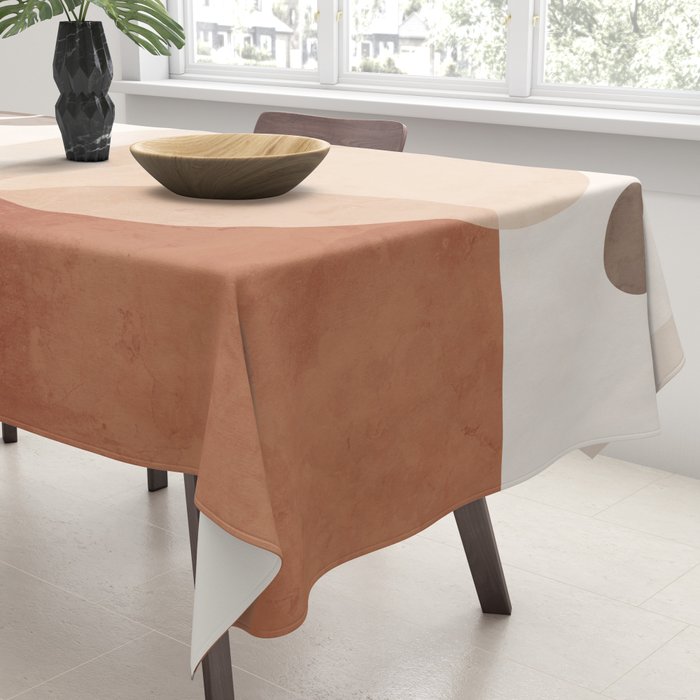 Abstract Minimal Shapes 16 Tablecloth Gallery Image 3