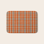 North Country Plaid - classic red and brown Bath Mat Gallery Image 1
