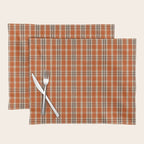 North Country Plaid - classic red and brown Placemat Gallery Image 1