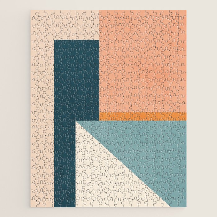 Minimal Abstract 16 Jigsaw Puzzle Gallery Image 1