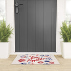 Bon Appetit Seafood and French Bread Handdrawn Gourmet Food Illustration Welcome Mat Gallery Image 3