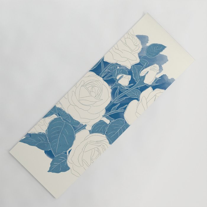 White Roses 7 Yoga Mat Gallery Image 1