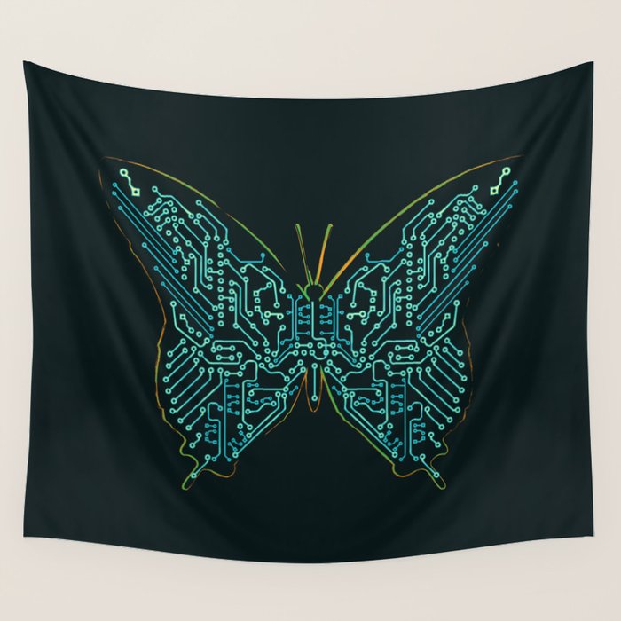 Mechanical Butterfly Wall Tapestry Gallery Image 1