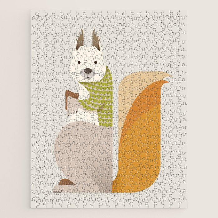 Whimsical Red Squirrel Jigsaw Puzzle Gallery Image 1