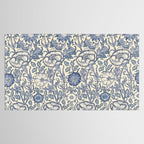 William Morris Pink and Rose China Blue Toile Tablecloth Gallery Image 2