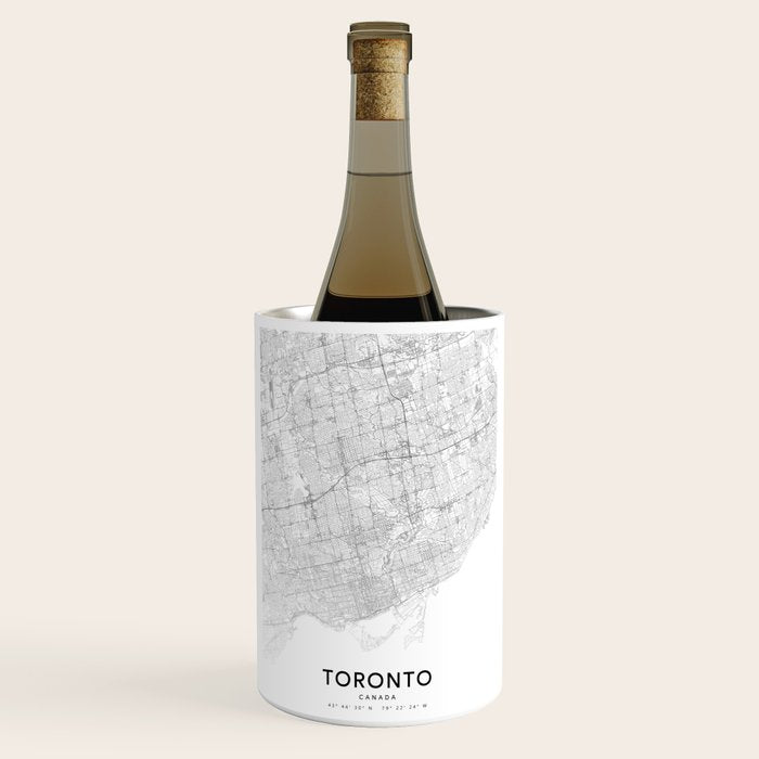 Toronto Map, Art Print By LandSartprints Wine Chiller Gallery Image 1