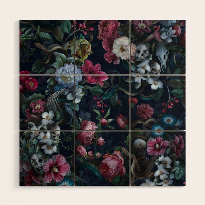 Skulls and Snakes V Wood Wall Art Gallery Image 1