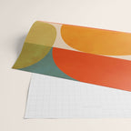 abstract mid century modern Wrapping Paper Gallery Image 2