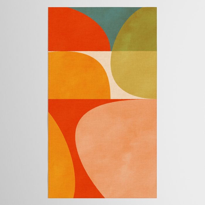 abstract mid century modern Tablecloth Gallery Image 2