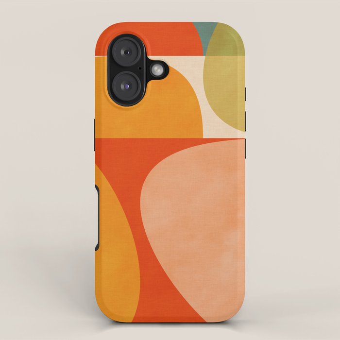 abstract mid century modern iPhone Case Gallery Image 1