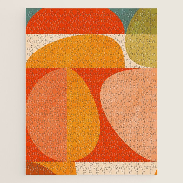 abstract mid century modern Jigsaw Puzzle Gallery Image 1