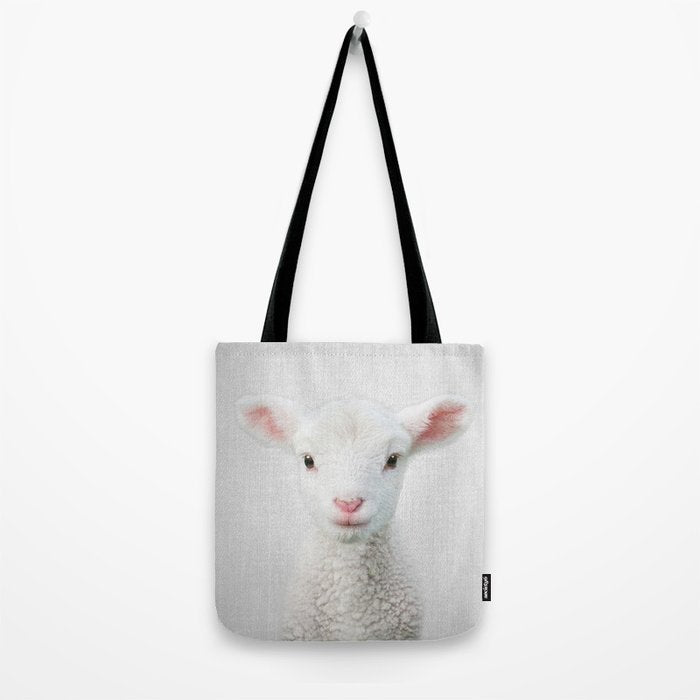 Lamb - Colorful Tote Bag Gallery Image 2