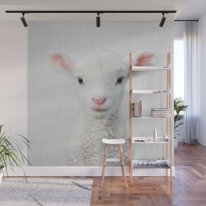 Lamb - Colorful Wall Mural Gallery Image 1