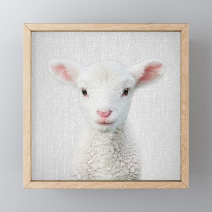 Lamb - Colorful Mini Art Print Gallery Image 1