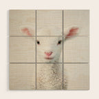 Lamb - Colorful Wood Wall Art Gallery Image 1