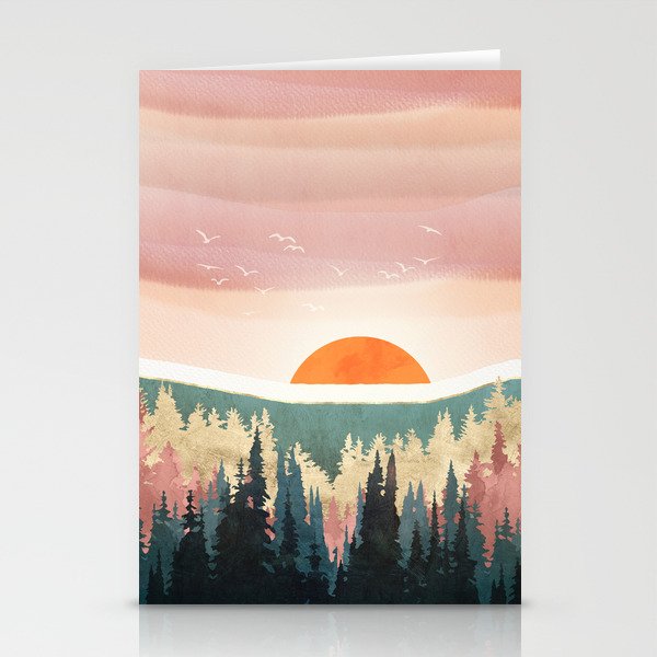 Dusk Calm Stationery Card Gallery Image 1