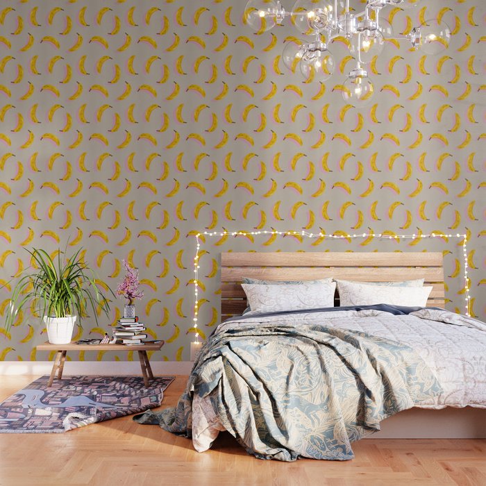 Banana Pattern - Pink Palette Wallpaper Gallery Image 3