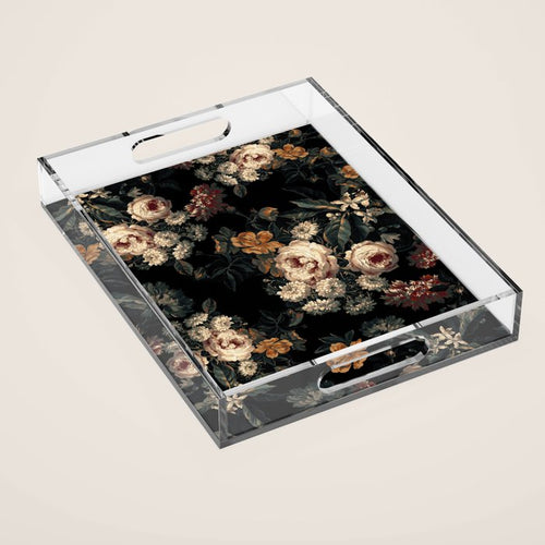 Midnight Garden Xiv Acrylic Tray
