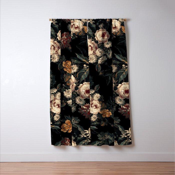 Midnight Garden XIV Window Curtain Gallery Image 3