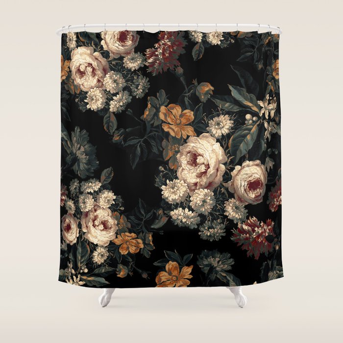 Midnight Garden XIV Shower Curtain Gallery Image 1