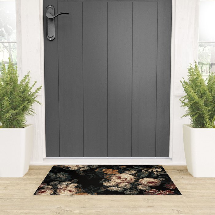 Midnight Garden XIV Welcome Mat Gallery Image 3