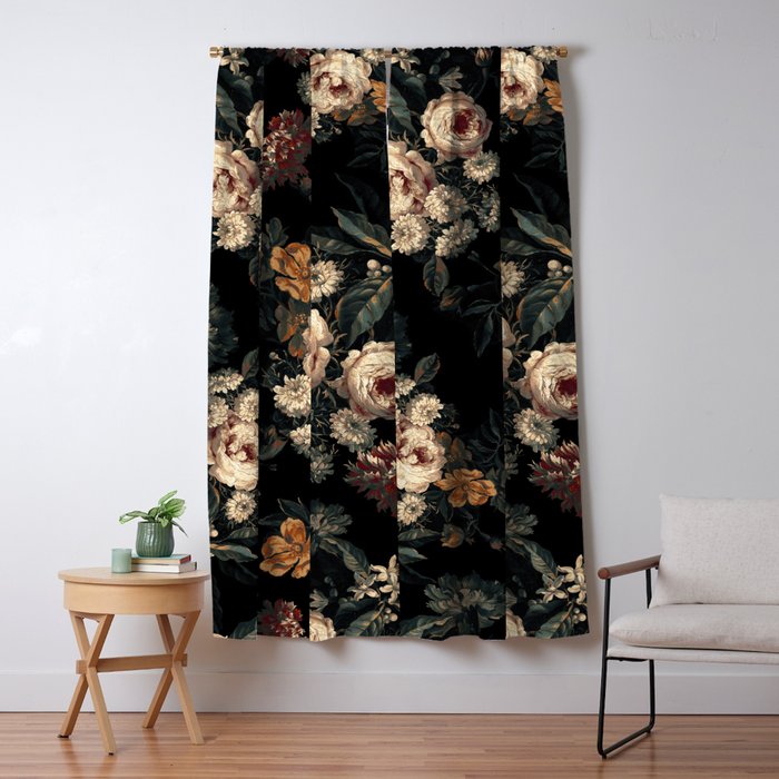 Midnight Garden XIV Window Curtain Gallery Image 1