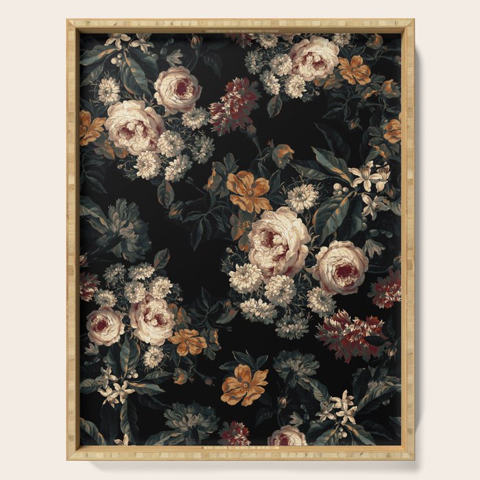 Midnight Garden XIV Serving Tray Gallery Image 1