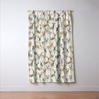 Fall Winter Woodland Deer Animals Window Curtain Gallery Image 3