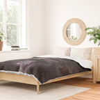 Black tulips on dark background Duvet Cover Gallery Image 2