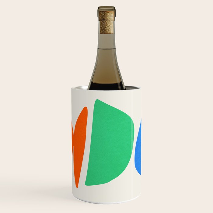 Stacked Stones: Mid Century Abstraction Wine Chiller Gallery Image 1