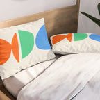 Stacked Stones: Mid Century Abstraction Pillow Sham Gallery Image 2