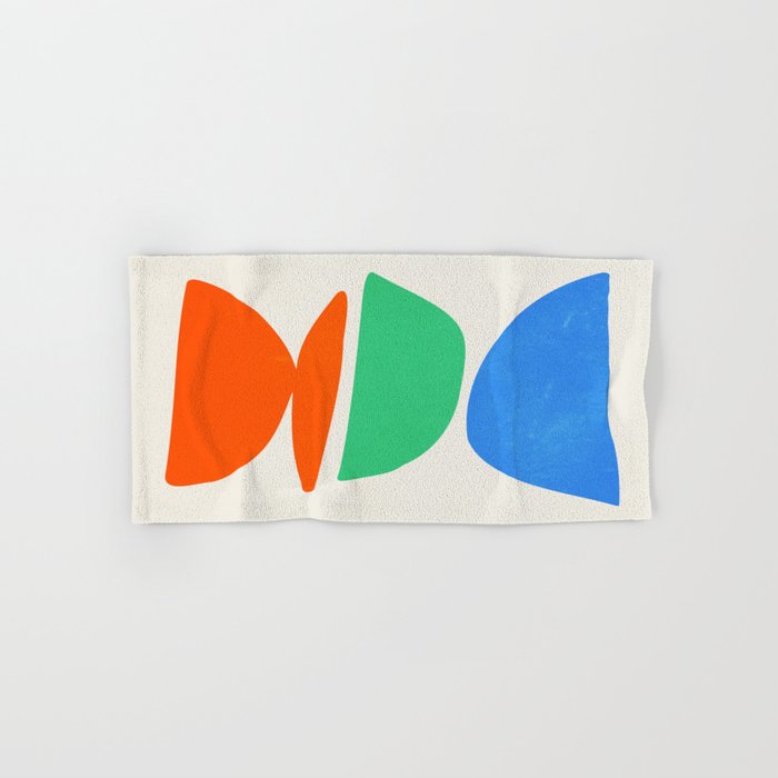 Stacked Stones: Mid Century Abstraction Bath Towel Gallery Image 1