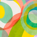 mid mod organic shapes abstract summer Coffee Mug Gallery Image 2